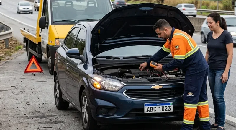 Auto socorro 24h em Araçatuba – pane elétrica, mecânica e bateria fraca